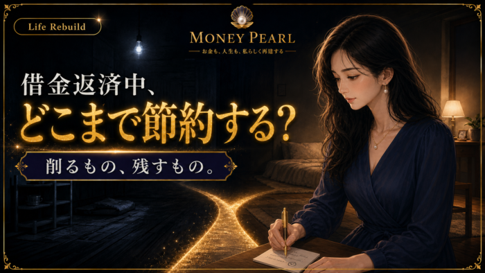 借金返済中に削る支出と残す支出を考えるMoney Pearlのmizuki