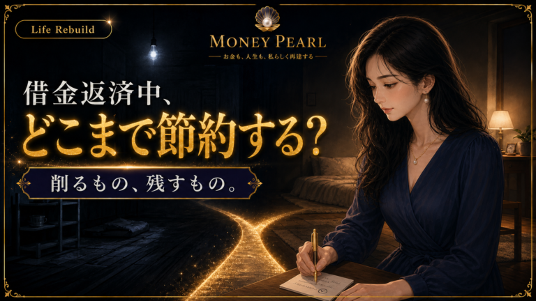 借金返済中はどこまで節約する?食費・美容費・家賃を削りすぎない理由
