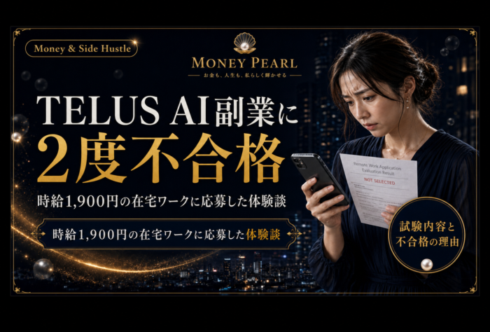 TELUS International AI副業に2度不合格した体験談