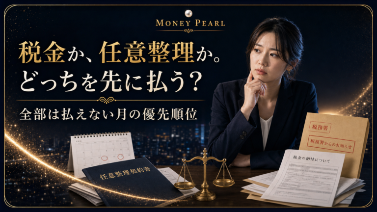 借金返済と税金滞納はどっちを優先?基本は税金、それでも私が任意整理を先に払う理由
