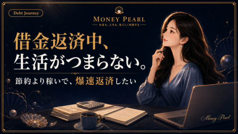 借金返済中は生活がつまらない。節約より稼いで爆速返済したい私の作戦と、完済したらやりたいこと